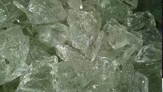 Glasbrocken Kristall | Glass Rocks Crystal Clear | Fire Glass | Deco Stones