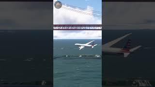 Beautiful Island, Dangerous Mission: Heart-Pounding Moments of Landing! #shorts #airplane  0040