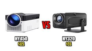 HY450 vs HY320 - In-Depth Comparison - Why You Should Not Buy Toy LCD Projector?