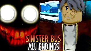 Sinister Bus All Endings [Full Walkthrough] - Roblox