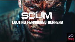 SCUM 0.95 Looting Abandoned bunkers and farming Brenner Blood