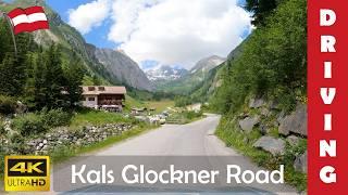 Driving in Austria 28: Kalser Glocknerstrasse to the base of Grossglockner | 4K 60fps