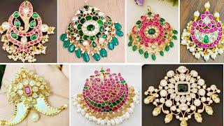 Kundan Pendent DesignsLatest Heavy Kundan Locket Collection|New Model Kundan&Kempu Pendent Designs