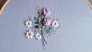 Detailed Embroidery Tutorial For Creating Stunning Roses - needlepoint weaving