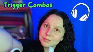 My Favorite Trigger Combos ASMR (Ear-to-Ear)