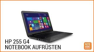 Upgrade: HP 255 G4 Notebook aufrüsten - Deutsch / German ►► notebooksbilliger.de