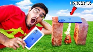 I Phone 16 Extreme Durability Test- Diwali Special | क्या ये आई फोन बच पायेगा?