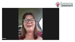 Operation Graduate Student Testimonial - Becky Mouser