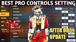 Free Fire Control Setting Full Details | Free Fire Setting | Pro Player Setting After OB31 Update