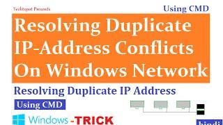 Fix IP Address Conflict Windows 8 10 - Hindi Urdu