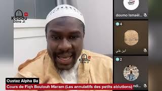 Cours de Fiqh - Les annulatifs des petites ablutions | Oustaz Alpha Ba