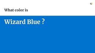 Wizard Blue color #0073cf hex color - Blue color - Warm color 0073cf