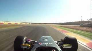 Formula Renault 3.5 onboard lap at Motorland Aragon test drive / AUTOhebdo