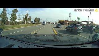 Dashcam video: Suspect leads Dearborn police on chase while driving in reverse