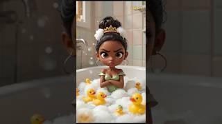 Princess Tiana vs. The Bathtub! 