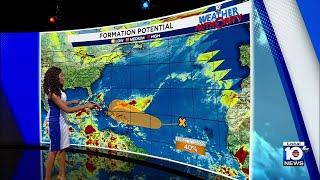 Atlantic system could strengthen into tropical depression