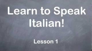 Learn to Speak Italian - Learn Italian Online Free