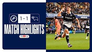  Ivanović nets first goal! | Millwall 1-1 Derby County | Highlights