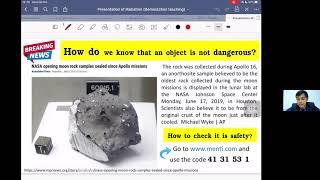 Test Teaching Demonstration of IAEA nuclear program | Radiation