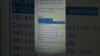 How to check Lldp enable or not? #cisconetworks #ciscocertification #ciscotech
