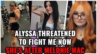 Unhinged Alyssa Mercante THREATENS Melonie Mac After Refusing To Fight Me, Shes Grasping @ Relevancy