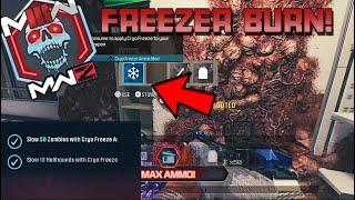 MWZ "FREEZER BURN" SLOW 50 ZOMBIES/HELLHOUNDS WITH CRYO FREEZE! CRYO FREEZE AMMO MOD LOACTION  MW3