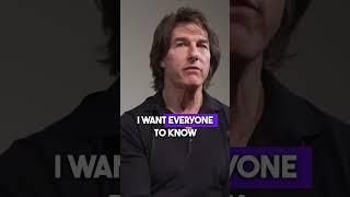 Tom Cruise on Tony Scott
