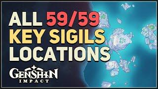 All 59 Key Sigils Locations Genshin Impact