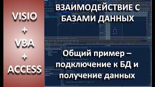 VISIO+VBA+ACCESS Пример получения данных из БД