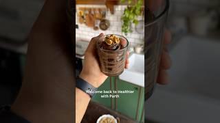 Most healthy Chocolate walnut & avocado mousse recipe!! Healthier with Parth #shorts