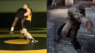 Wrestling Takedowns in Batman Arkham Asylum