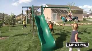 Lifetime Monkey Bar Adventure Swing Set