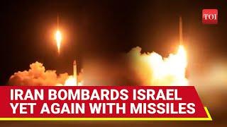 BOOM! Iranian Missiles Bombard Israel For Third Time In Six Hours; Watch Dramatic Footage