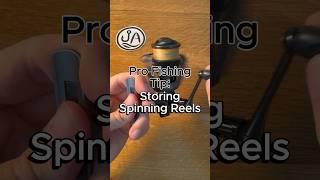 Spinning Reel Storage Pro Tip #fishing #fishingtips #howto #fishingreel