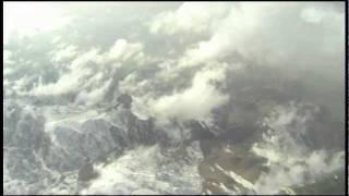 JPADS (GPS Guided Airdrop) View from C-17 Globemaster