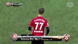 Alexandr Salugin's goal. Amkar vs FC Tom | RPL 2016/17