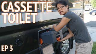 Cassette Toilet + Van Weigh In | Camper Van Life S1:E3