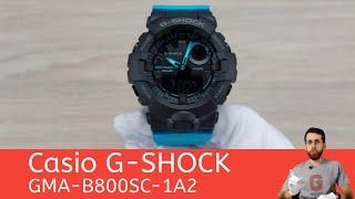 Бирюзовый шагомер / Casio G-SHOCK GMA-B800SC-1A2