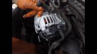 How to change a Skoda Fabia generator / Как поменять генератор Skoda Fabia