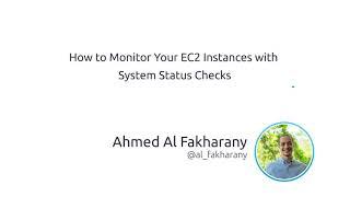 How to Monitor your EC2 Instances with System Status Checks