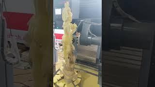 SprutCAM X Robot: stone milling #sprutcamrobot #cadcam #robot #robotmilling #sculpting