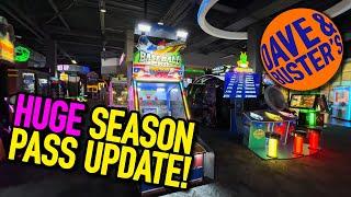 Dave & Buster's season pass just got A LOT BETTER... but also a little worse!