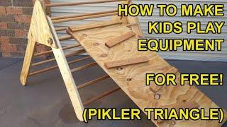 Free Pikler Triangle - Easy to Follow Tutorial, No Special tools Required