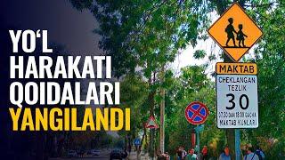 Yo‘l harakati qoidalari yangilandi. Qanday o‘zgarishlar bor?
