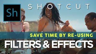 5 Ways to Re-Use Filters and Effects on Shotcut, Aside from Copy-Paste to Speed Up Editing