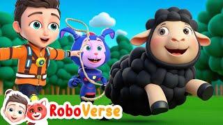 Baa Baa Black Sheep + More Nursery Rhymes & Kids Songs | Robo Verse