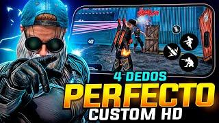 El MEJOR CUSTOM HUD  a 4 DEDOS de este PLANETA‍️ *PARECERAS DE PC*  FREE FIRE Kenay1m