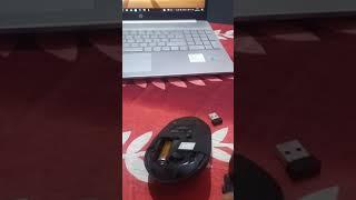 How to connect a wireless mouse to laptop