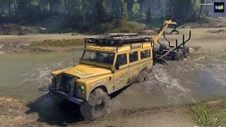 SpinTires обзор мода ( Land Rover 3 серии ) Замена стандартному Уазику!