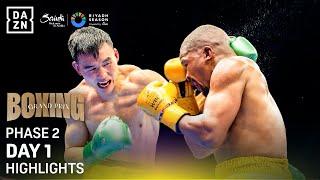 HIGHLIGHTS: WBC BOXING GRAND PRIX | PHASE TWO | DAY ONE